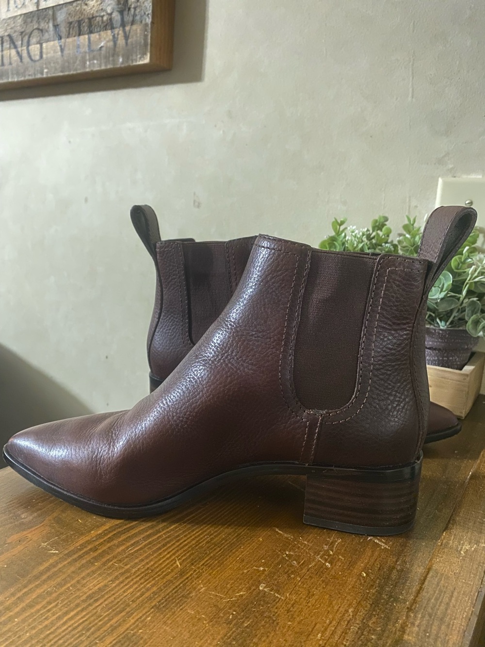 Loeffler Randall Nellie Chelsea Ankle Boot Women’s Sz 7.5 Shoe Espresso Brown - Picture 6 of 10